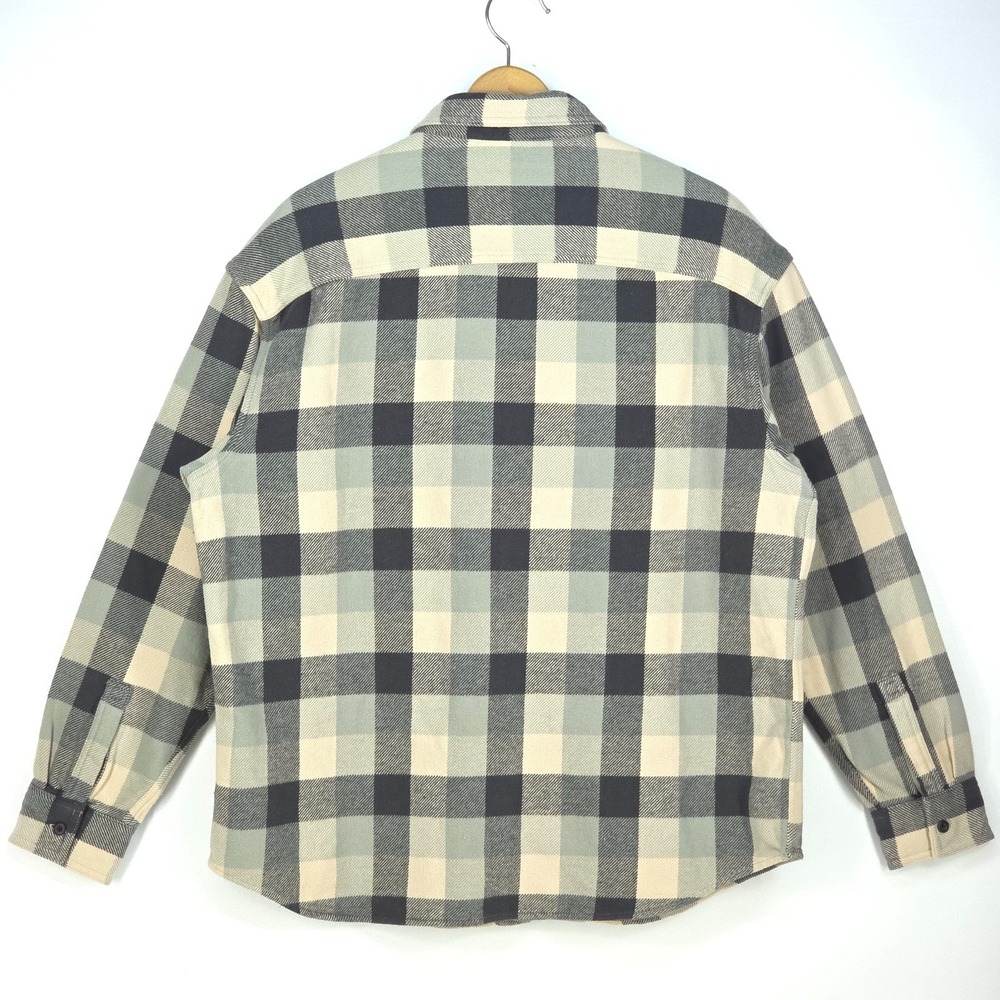 American Eagle Plaid Shacket Mens XL Button Up Barn Shirt Chore Outdoor Gorpcore - Picture 3 of 16